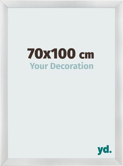 Your Decoration - Fotolijst 70x100 cm - MDF - Zilver Mat - Pisa