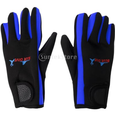 Gants de Plongée Sous-Marine Chauffants en Néoprène 1,5 mm Unisexe Planche à Voile Surf Chasse Sous-Marine Snorkeling Gants de Bateau Antidérapants Haute Qualité Pratique Utilisation Quotidienne M