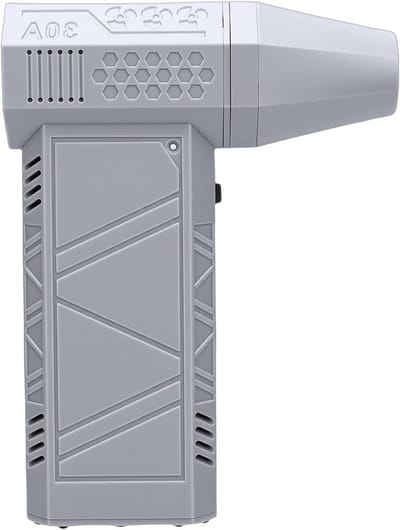Elektrische Luchtstofdoek - Perslucht Reiniger - Apparaten Reinigen - 130.000 RPM Borstelloze Motor - 4000 mAh Batterij - Grijs