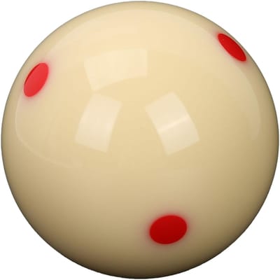 5,72 cm Hars Biljart Trainingsbal Rode Stip Oefen Poolballen voor Volwassenen Kinderen