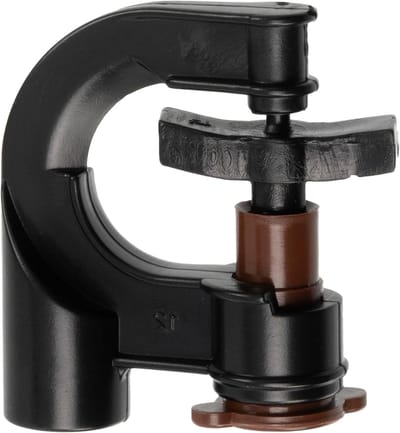 Roterende Sproeiers - Micro irrigatie - Uniforme waterdekking - 360 graden bereik - 160 liter/uur - Bruin