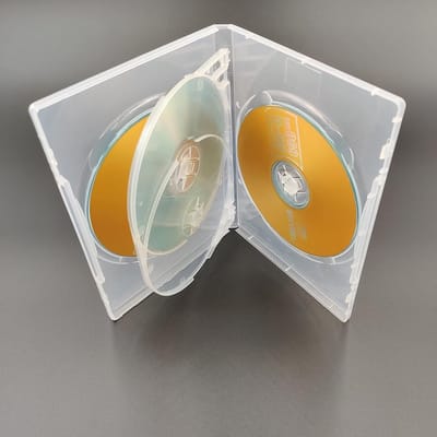 Dailygoods - Dailygoody - Panmer 4 Way DVD Case - Super Clear 27mm Spine - Voor 4 DVDs