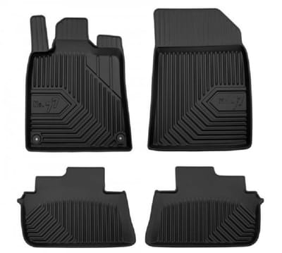 Frogum No.77 Automatenset - Geschikt voor Peugeot 407 (2004-2011) - 4-delig - Perfecte Pasvorm - TPE Rubber - Hoge Rand 4cm - Geurloos - Zwart