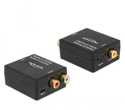 DeLOCK digitaal naar analoog audio converter (DAC) / High-Res audio