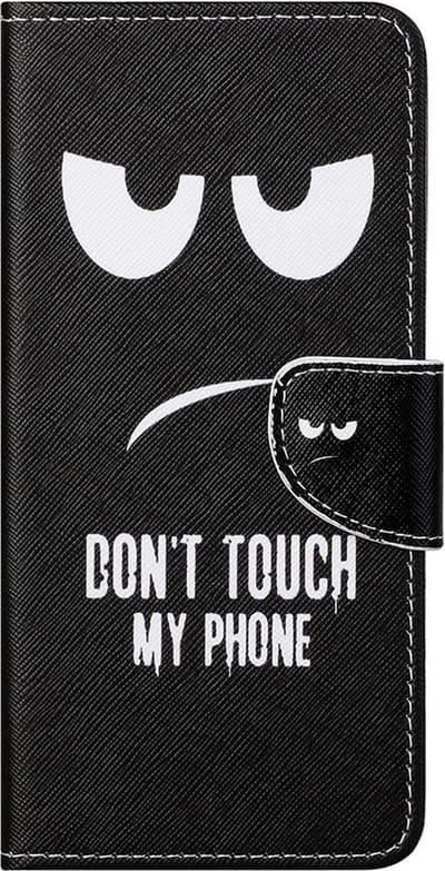 Coverup Hoesje - Geschikt voor Nokia 1.4 Hoesje - Coverup Book Case - Don't Touch