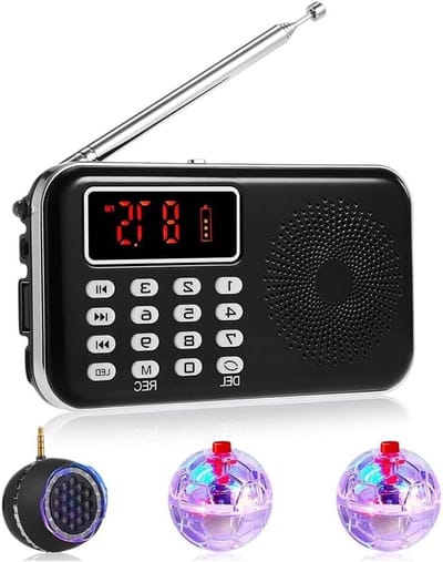4 Piece Spirit Box Equipment Kit with 2 LED Cat Balls and 1 Spirit Box Speaker Psychic Equipment Set for Home, Office and Outdoor.