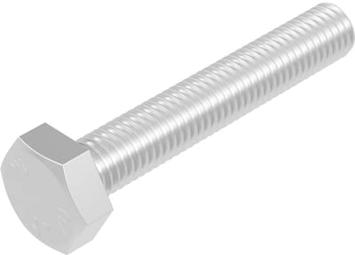 Roestvrijstalen Zeskantschroeven M8 x 50 mm V2A A2 DIN 933 (20 Stuks)