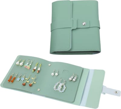 Oorbellen opbergen in een draagbare sieradenkist, ideaal voor kleine sieraden en reizen, organizer voor meisjes en vrouwen