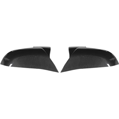 2 STKS Deurspiegelkap Koolstofvezelstijl Vervanging voor 1 Serie F20 F21 116i 118i 120i 125i 130i Hatchback 2012‑2016 black