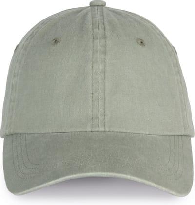 Native Spirit Ecologische en verwassen pet uniseks NS040 - Washed Almond Green - One size