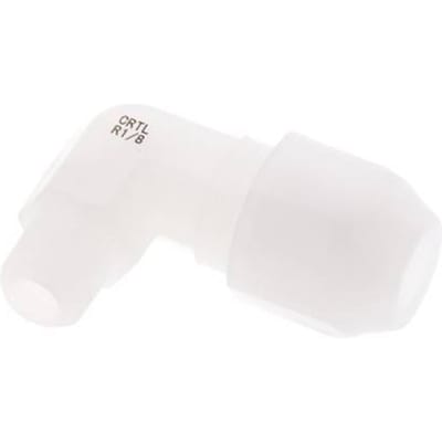 6x8mm & R1/8'' PVDF Elleboog Slangfitting met Mannelijke Schroefdraad 10bar/145psi