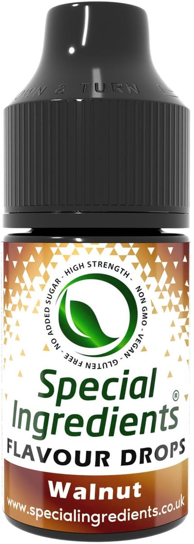 Walnoot Smaak Druppels - 30 ml - Smaakdruppels - Flavour Drops - Moderne Gastronomie - Moleculair Koken - Hersluitbare Pot - Recycled Plastic