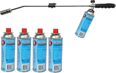 Onkruidbrander / onkruidverdelger inlusief 5 gasbussen - 76 cm