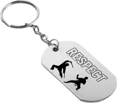 Akyol - respect sleutelhanger - Vechtsporten - familie vrienden sporters - cadeau - 54 x 29mm