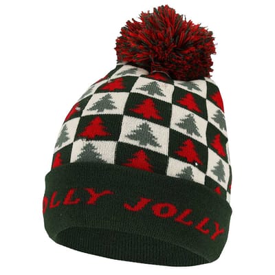 Kerstmuts met lampjes - Christmas rocks one size - Holy Joly - Groen