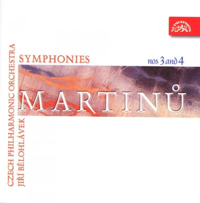 Czech Philharmonic Orchestra, Jirí Belohlávek - Martinů: Symphonies No.3 & 4 (CD)