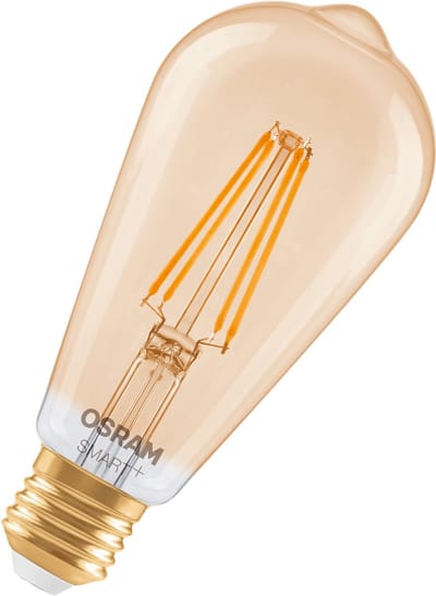 Osram Smart E27 LED Lamp | 6W Goud 2400K 220V/240V 824 680Lm | 300° Dimbaar