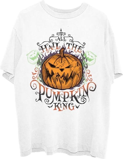 Disney The Nightmare Before Christmas - All Hail Unisex T-shirt - S - Wit