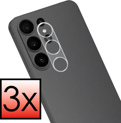 Camera Lens Protector - 3 Stuks - Geschikt voor Samsung Galaxy S26 Ultra - Camera Screenprotector - Beschermglas - Gehard Glas - Tempered Glass - Screen Protector