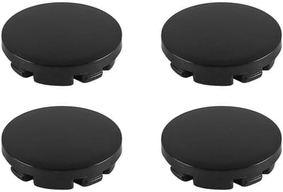 Dailygoods- Naafdop 56mm - Set van 4 - Geschikt voor lichtmetalen velgen - Buitendiameter 56mm - Binnendiameter 51mm - Kunststof met staalring - Wielnaafdop