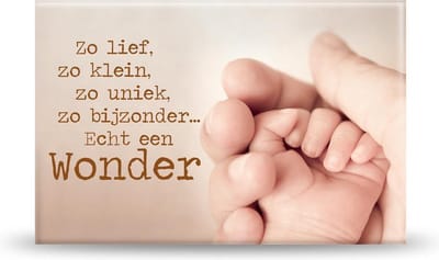Magneet "Een wonder"