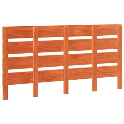 vidaXL - Hoofdbord - Wasbruin - 160,5 - x - 3 - x - 80 - cm - Massief - grenenhout