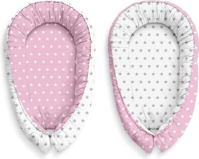Nest Baby Nest Cocoon voor baby's en zuigelingen, bedbumper, reisbedje, 100% katoen, hypoallergeen.