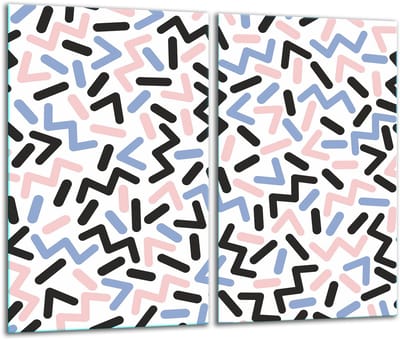 TMK ArtDeko - Snijplank - Glas - 2x 30x52 cm - Inductie