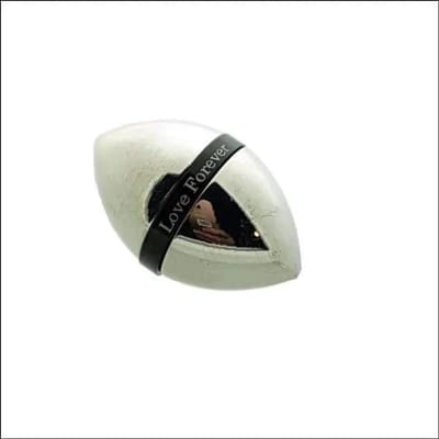 Aramat Jewels | Gedenkhangers | Stalen Ashanger Love Forever – Zilverkleurig & Zwart Gedenksieraad | | | |20mm | Staal | Volwassenen | Verkleurd niet