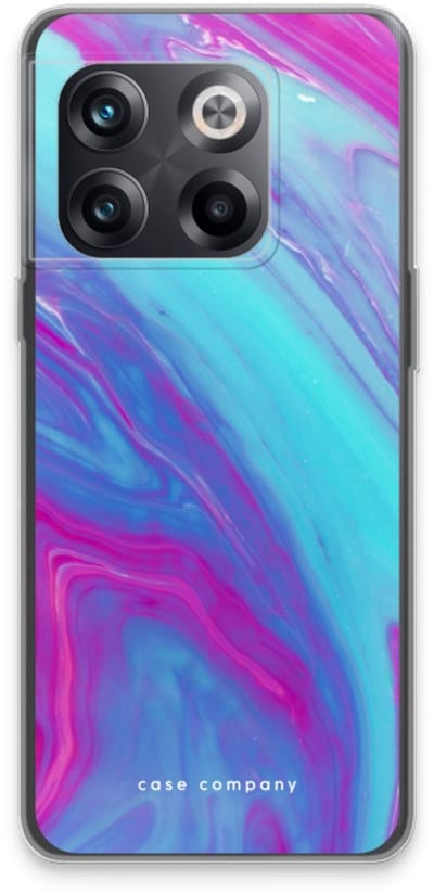 Case Company® - Hoesje geschikt voor OnePlus 10T hoesje - Zweverige regenboog - Soft Cover Telefoonhoesje - Bescherming aan alle Kanten en Schermrand