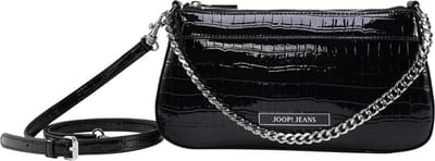 JOOP! Schoudertas Avondtas Domenica Croco Paolina Shoulderbag Darkblue Donkerpaars