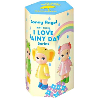 S Angle Ik Hou Van Regenachtige Dag Serie Blind Box Schattig Mini Figuur Anime Karakter Poppenmodel Decoratie Speelgoed Kinderen Cadeau Verrassingsdoos beige