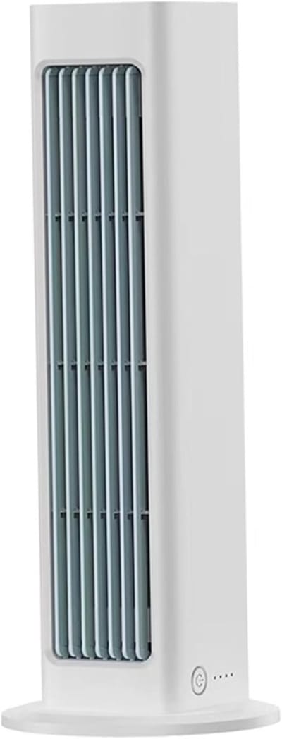 VHV - Mini Luchtkoeler Draagbaar - 4000mAh Ventilator met Afstandsbediening - Wand/Bureau - Slaapkamer