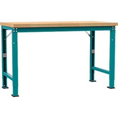 Manuflex werkbank Profi speciaal, tafelblad multiplex, 1500 x 700 mm, waterblauw