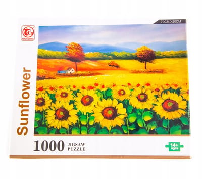 Puzzel 1000 Stukken: Zonnebloem Heuvel