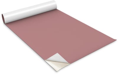 Wallfluent Meubelfolie - Roze Meubelsticker - 100 cm x 50 cm - Eén kleur Meubelfolie - Kastfolie - Meubelvernieuwing Zonder Schilderen - Plakfolie Meubels - Zelfklevende Meubelwrap - Meubel Make-Over