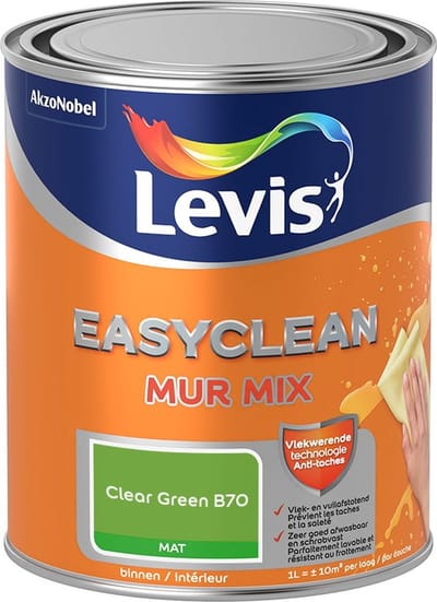 Levis - Easyclean Mur Mat Mix - Clear Green B70 - Mengverf - 1 L