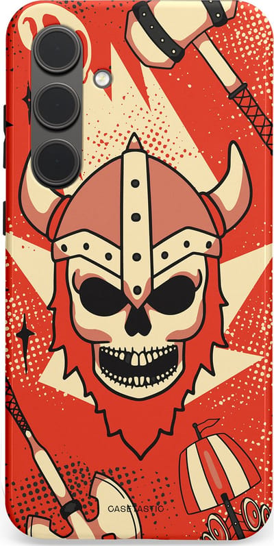 Casetastic Hoesje Geschikt voor Samsung S24 Plus - Stijlvolle Beschermende Duo-layer Case - Vurige Valhalla