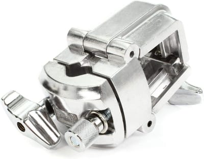 Pijpklem Adapter - Klemhouder - Muziekapparatuur Monteren - Vierkante Vorm - 10.5 x 10 x 14 cm - Zilver