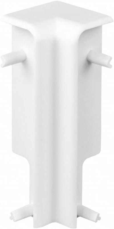 Binnenhoeken Plinten - Plinten Accessoires - Plinten Monteren - Kunststof Materiaal - 15 x 58 mm - Wit