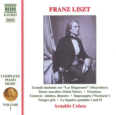 Arnaldo Cohen - Liszt: Piano Music 01, Grande Fantaisie Sur "Les Huguenots (CD)