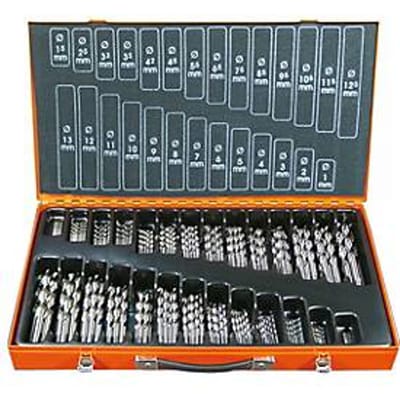 Projahn schroefboorset ECO, HSS-G, 220-delig, Ø 1,0-13,0 mm / 0,5 mm-stappen, in metaalmagazijn
