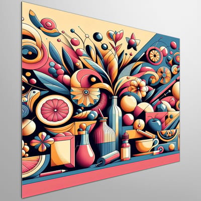 Kunstprint | Wanddecoratie | Dibond | 60 × 60 cm