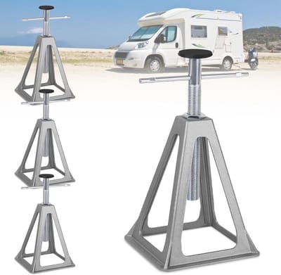 Verstelbare Auto Kriksteunen voor Stabilisatie tot 1 Ton - Set van 4 Stuks