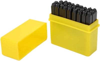 Nummer en Letter Stempelset - Metaal Stempel Kit - Metaal Graveren - Koolstofstaal 3 Mm - 3 mm - Zilver