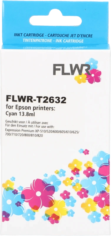 FLWR - Cartridges / Epson 26XL / cyaan / Geschikt voor Epson