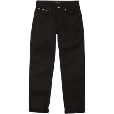 Damesjeans Nudie Jeans Rad Rufus Dry Black Selvage