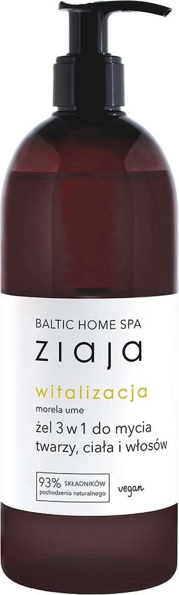 Baltic Home Spa Vitality Shower Gel & Shampoo 3 In 1 Shower Gel 500ml