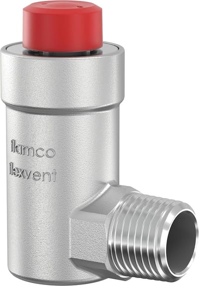 Automatisch Ontluchtingsventiel - Ontluchter Radiator - Verwarmingssysteem Ontluchten - Compact Ontwerp - R1/2" - Vernikkeld