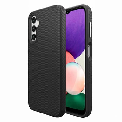 Just in Case, Hoesje geschikt voor Galaxy A14 5G - Anti-Slip & Anti-Shock ArmorGrip Series, Zwart